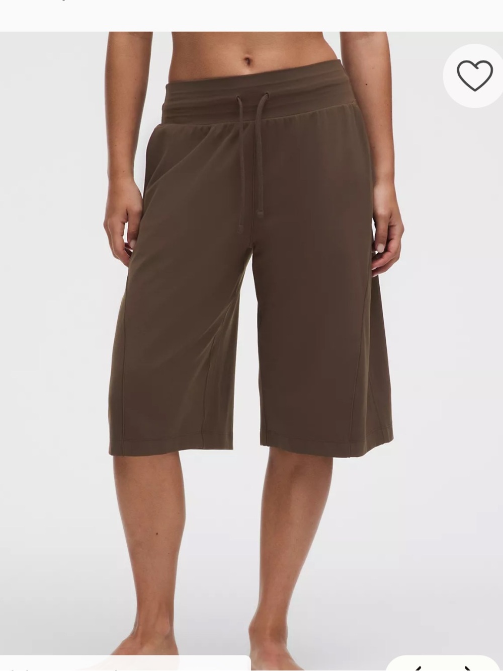 Groove Mid-Rise Relaxed Bermuda Shorts